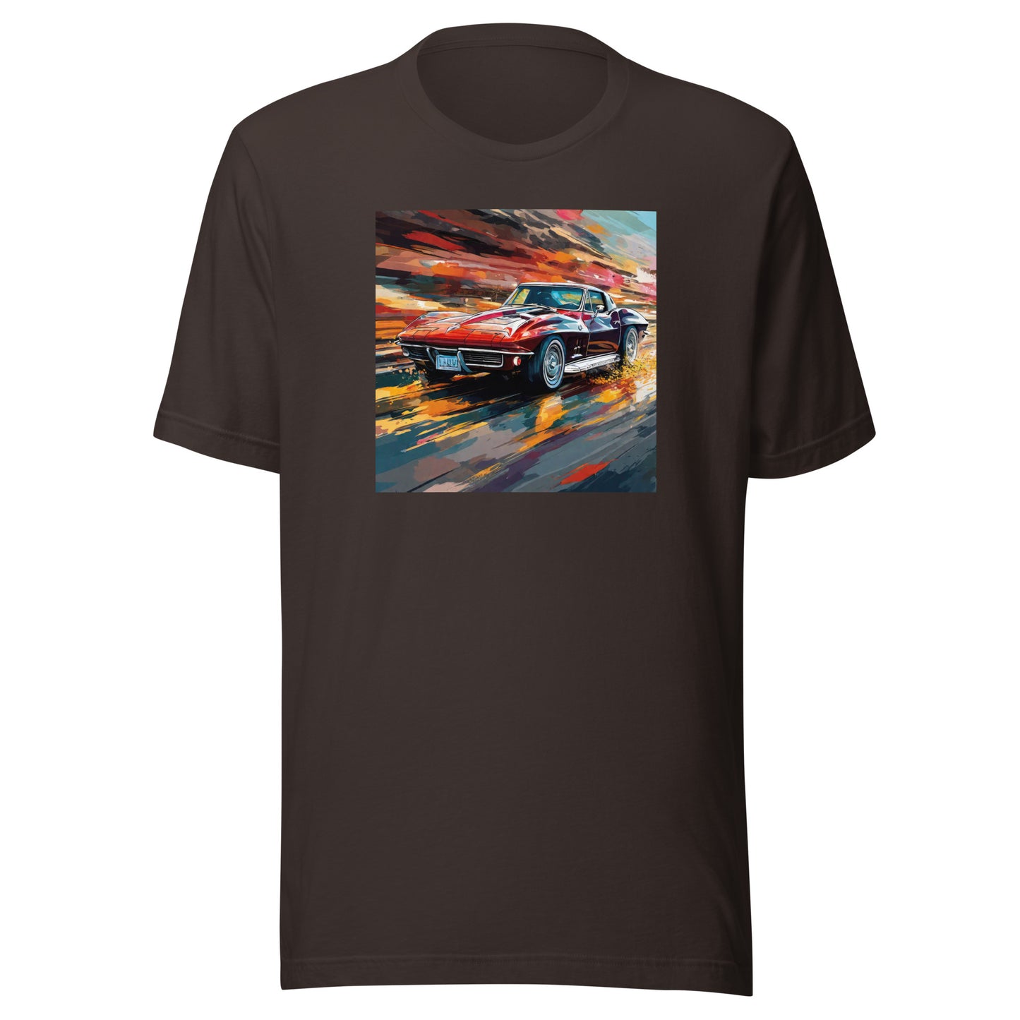 70s Mustang Men's T-Shirt Brown