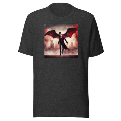 Flying Vampire Men's T-Shirt Dark Grey Heather