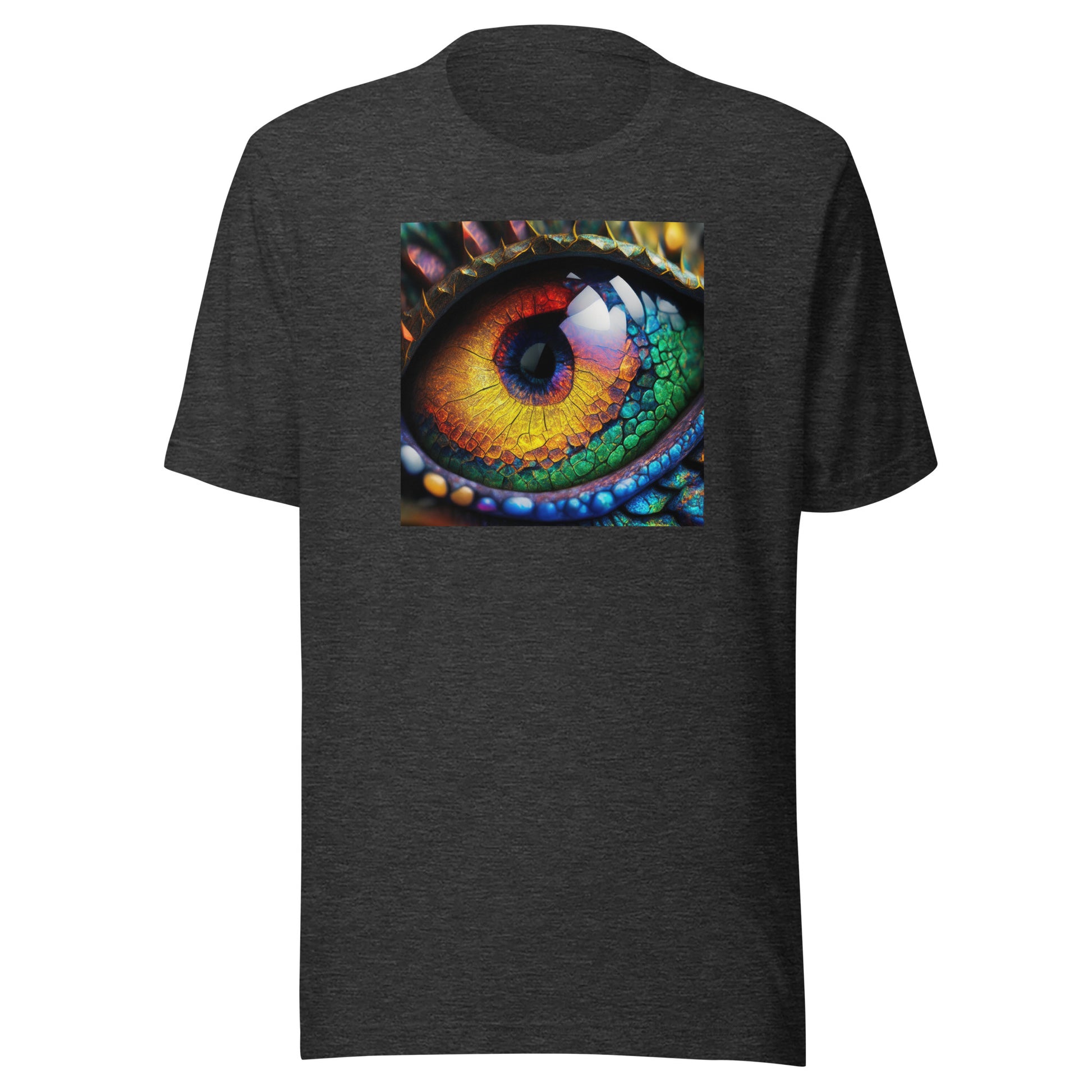 Dragon's Eye Men's Fantasy T-Shirt Dark Grey Heather