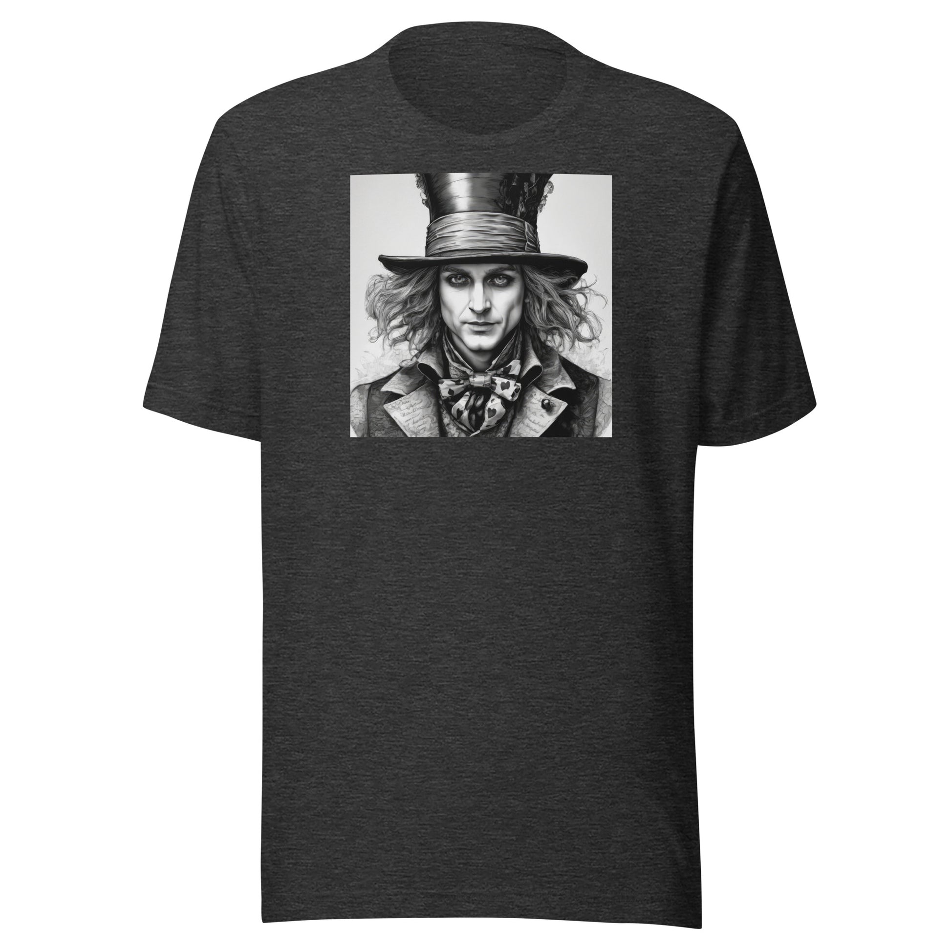 Serenely Eccentric Mad Hatter Men's T-Shirt Dark Grey Heather