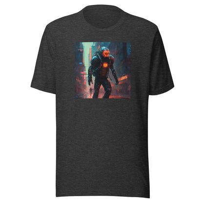 Futuristic Space Suit Men's Sci-Fi T-Shirt Dark Grey Heather