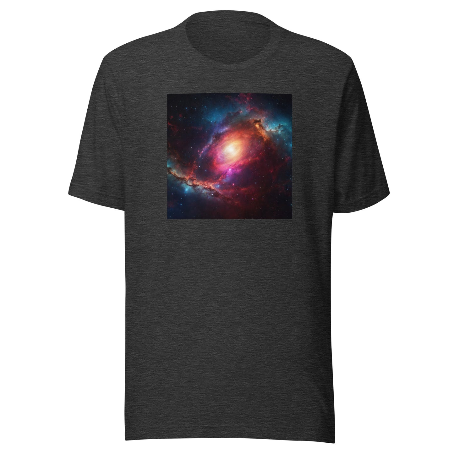 Cosmic Expanse Men's Outer Space T-Shirt Dark Grey Heather