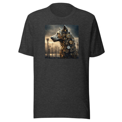 Clockwork Canine Men's SteampunkT-Shirt Dark Grey Heather