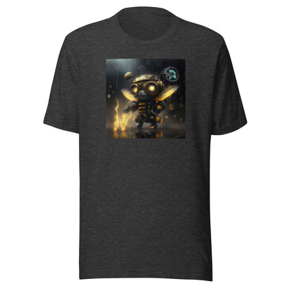 Bold Bee Men's Steampunk T-Shirt Dark Grey Heather