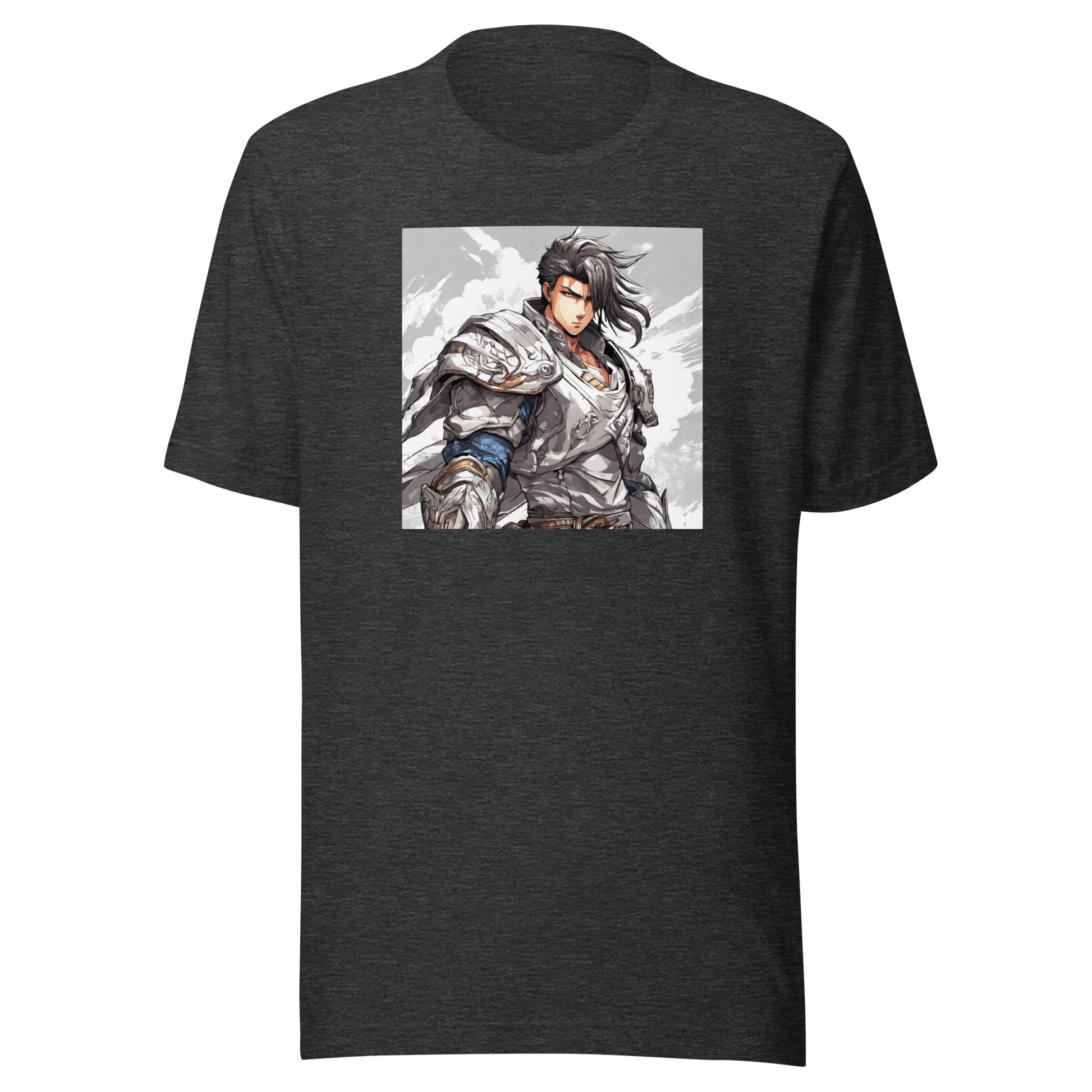 Valiant Warlord Men's Anime T-Shirt Dark Grey Heather