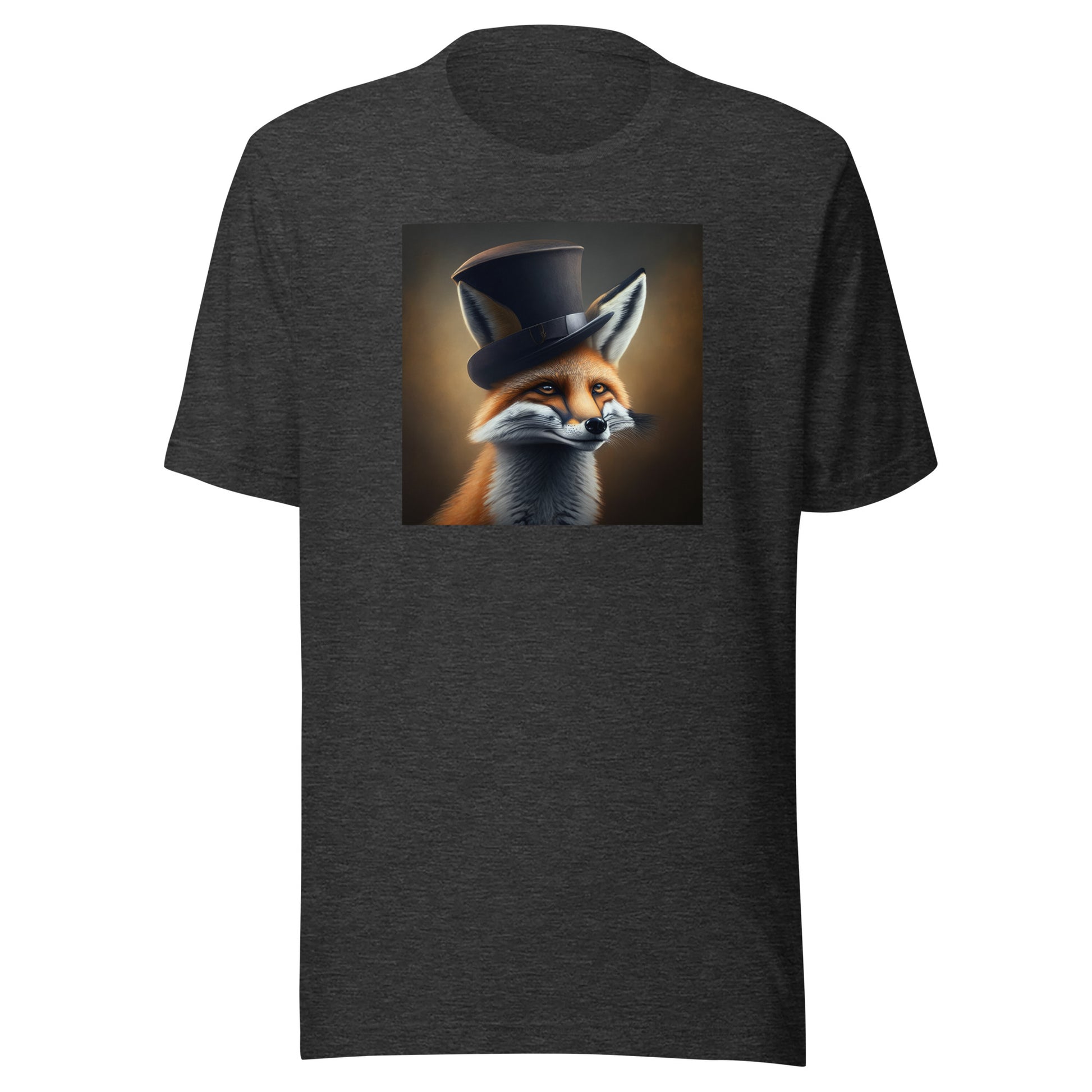 Dapper Fox Men's Graphic Tee Dark Grey Heather