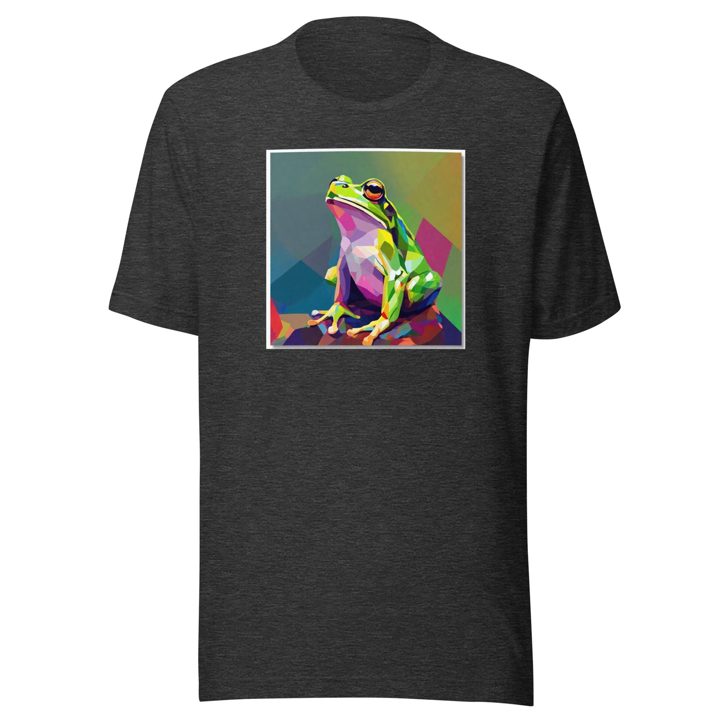 Geometric Frog Men's T-Shirt Dark Grey Heather