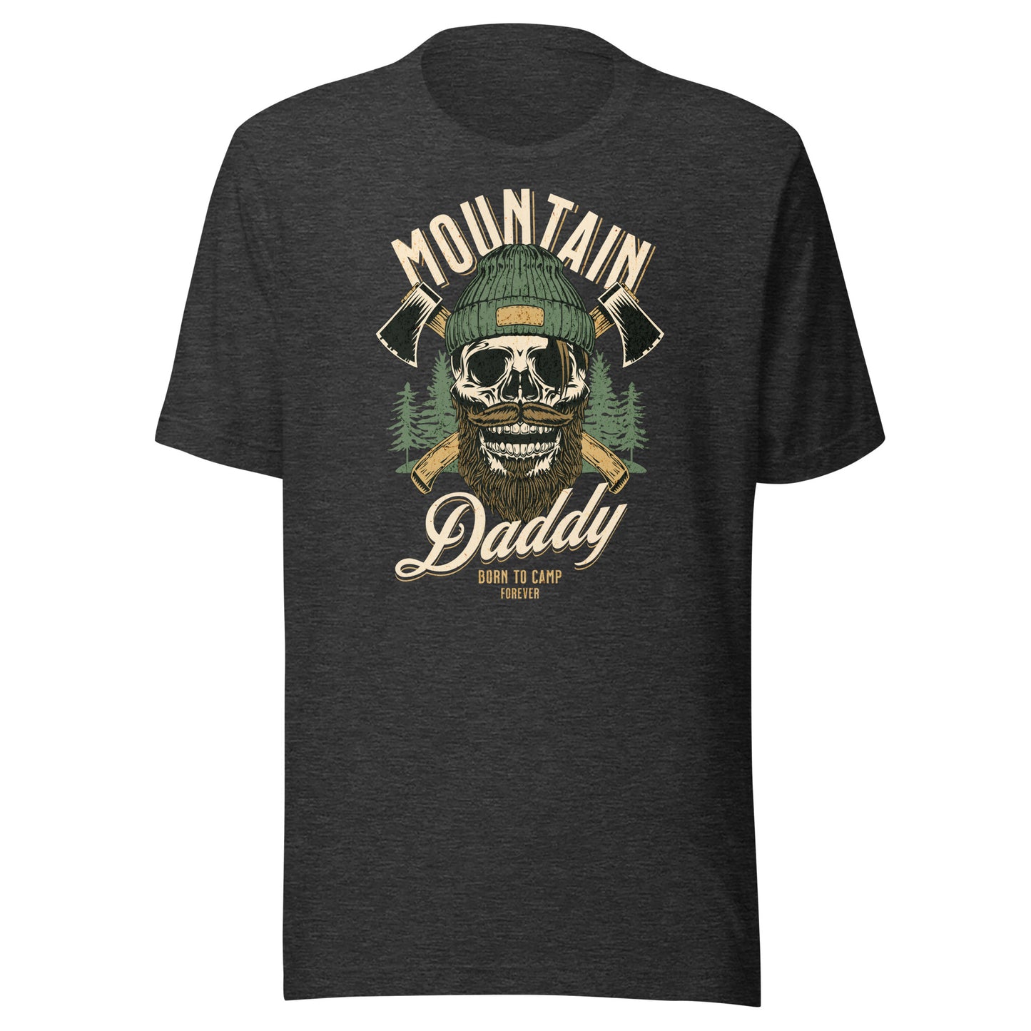 Mountain Daddy Men's Outdoors T-Shirt Dark Grey Heather