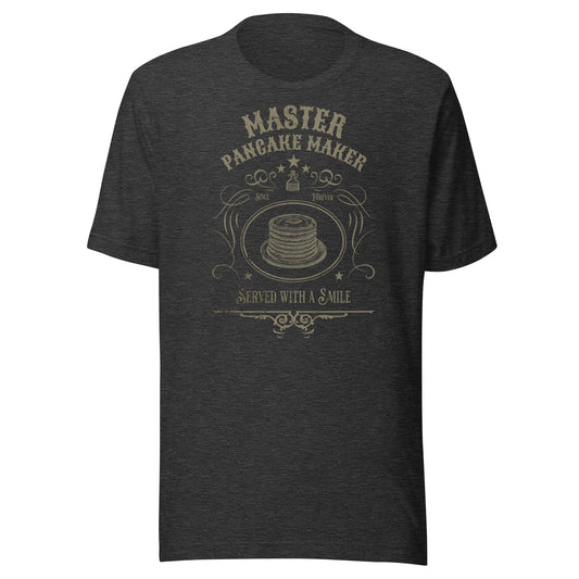 Master Pancake Maker T-Shirt Dark Grey Heather