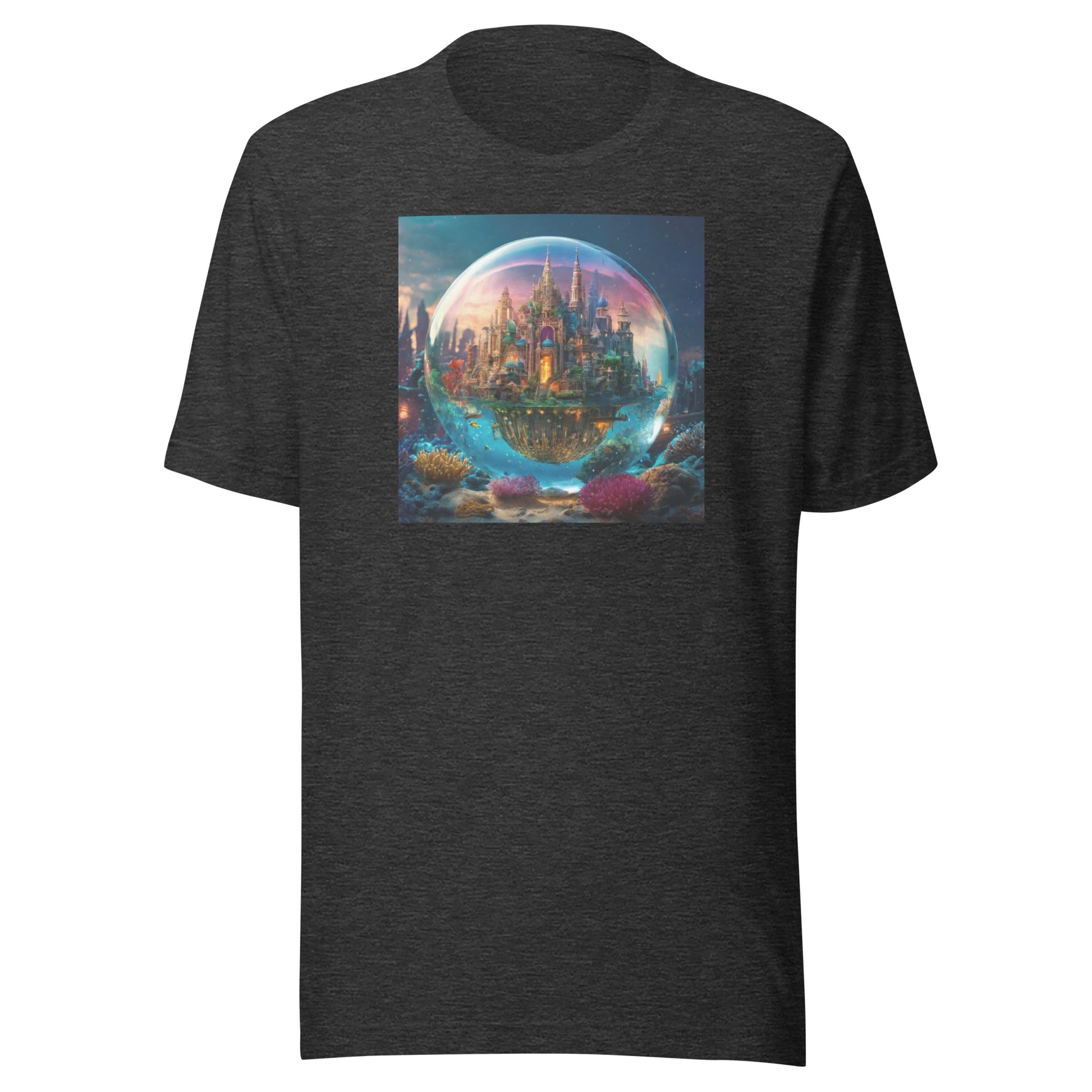 Atlantis in a Bubble Men's T-Shirt Dark Grey Heather