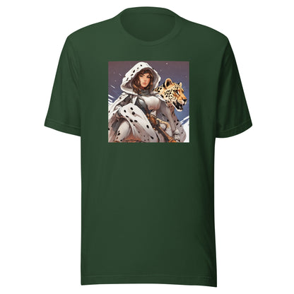 Leopard Queen Men's Anime T-Shirt Forest