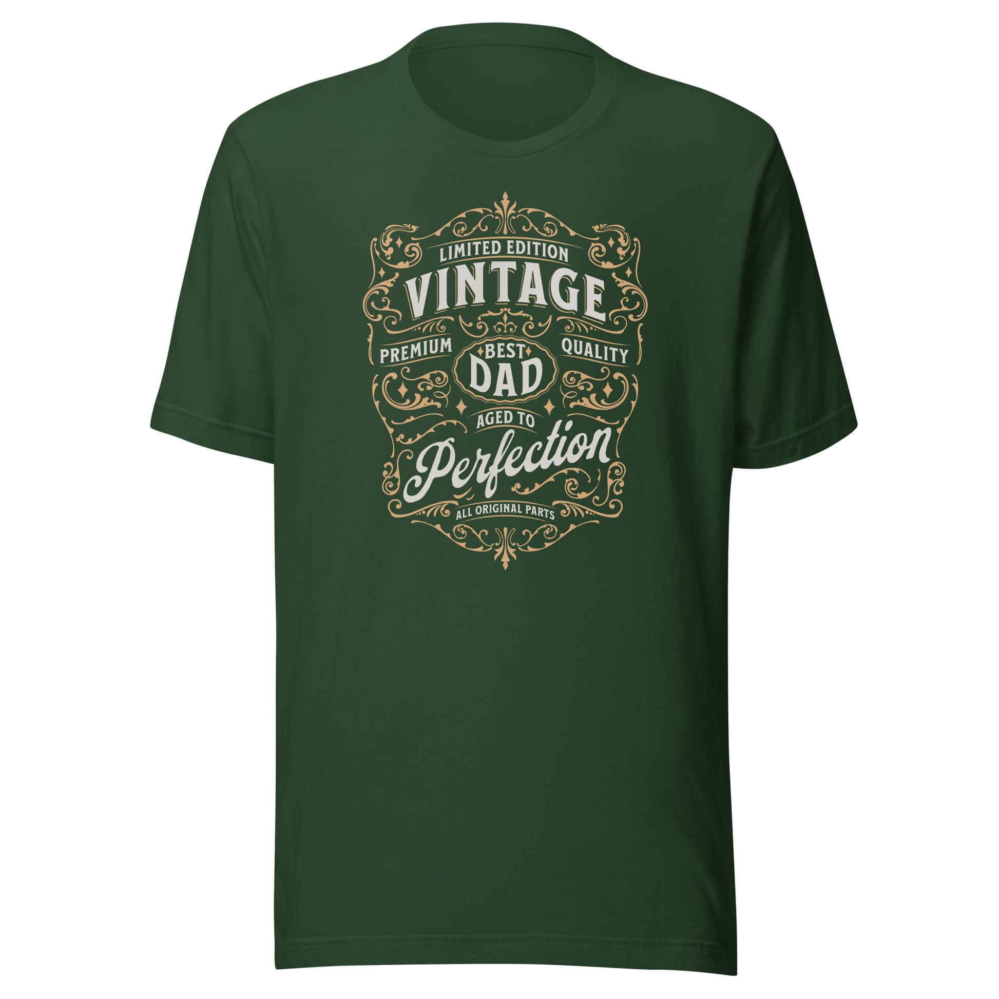 Vintage Dad Aged to Perfection T-Shirt Forest