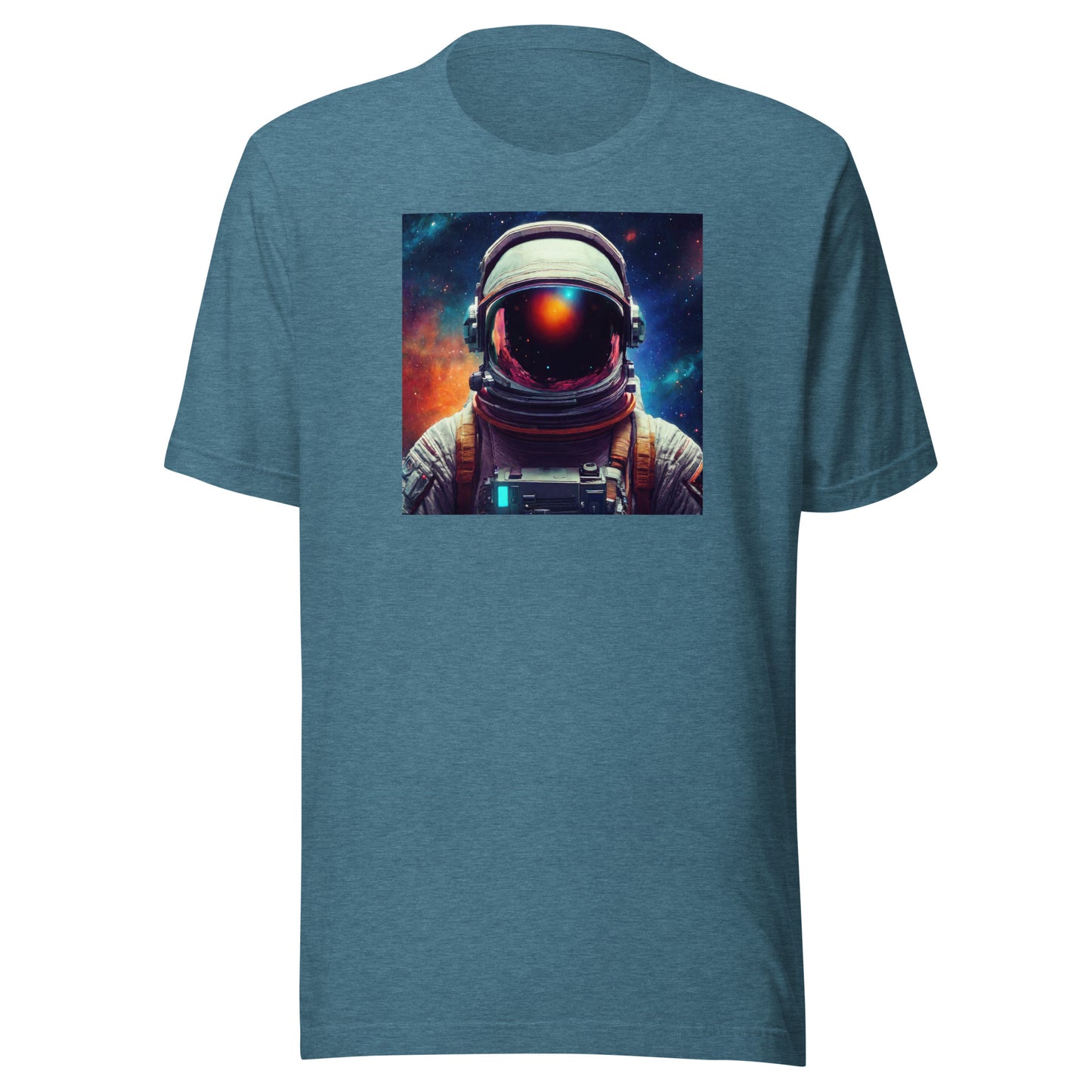 Awesome Astronaut Men's Graphic Tee Heather Deep Teal