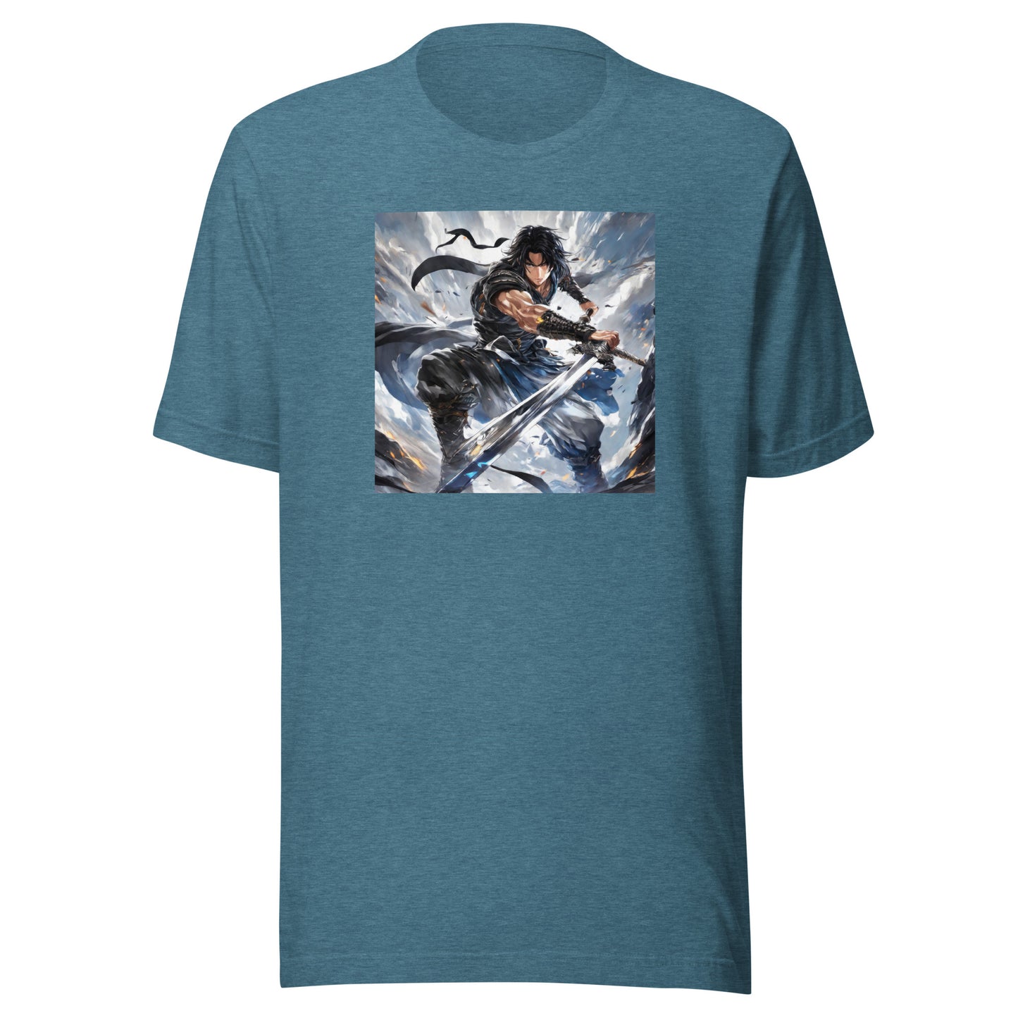 Victory is Mine Men's Anime T-Shirt Heather Deep Teal