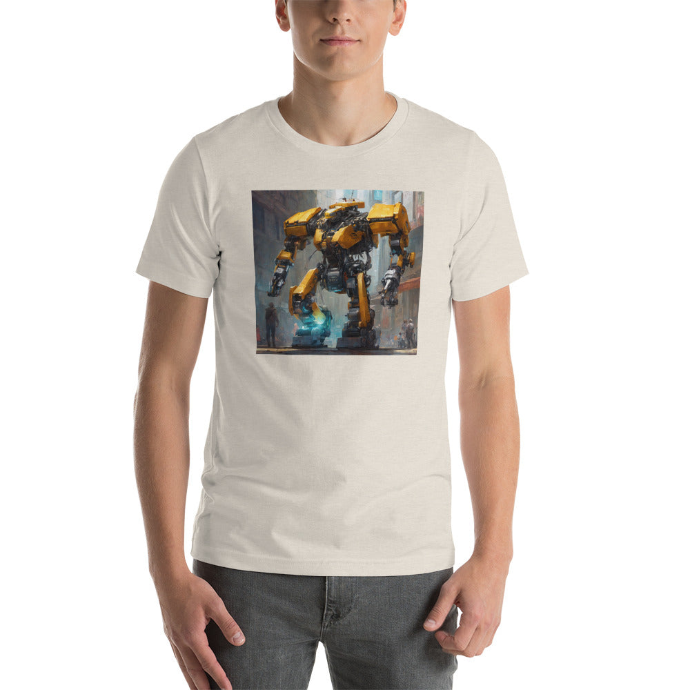 Yellow Mechanical Marvel Men's T-Shirt