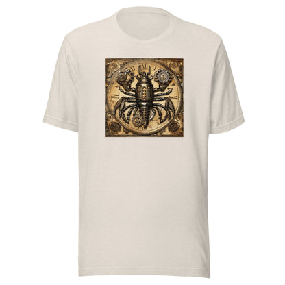 Mechanical Lobster Men's Steampunk T-Shirt Heather Dust