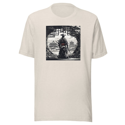 Stoic Samurai Men's Anime Graphic Tee Heather Dust