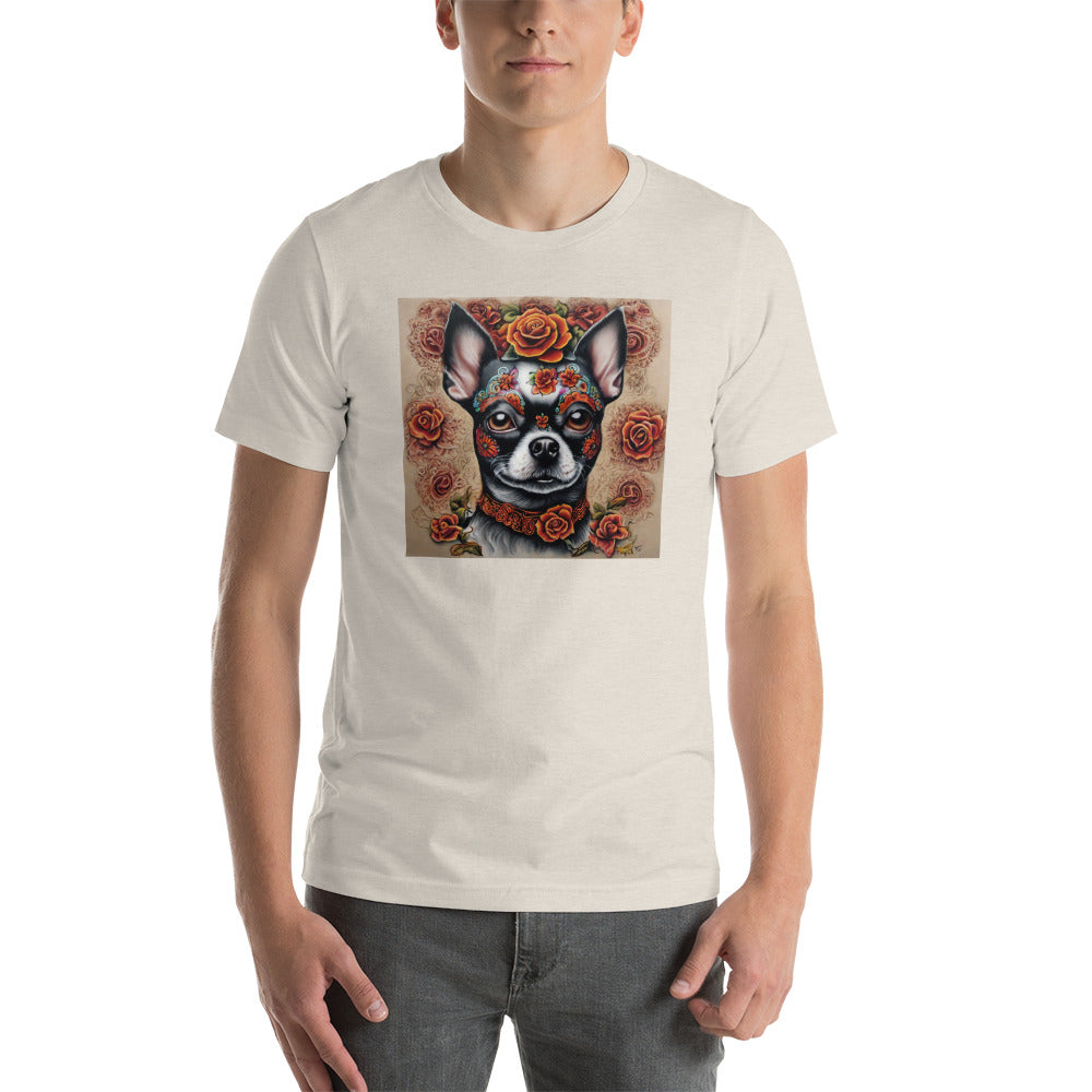 Day of the Dead Chihuahua Men's Dog Lover T-Shirt