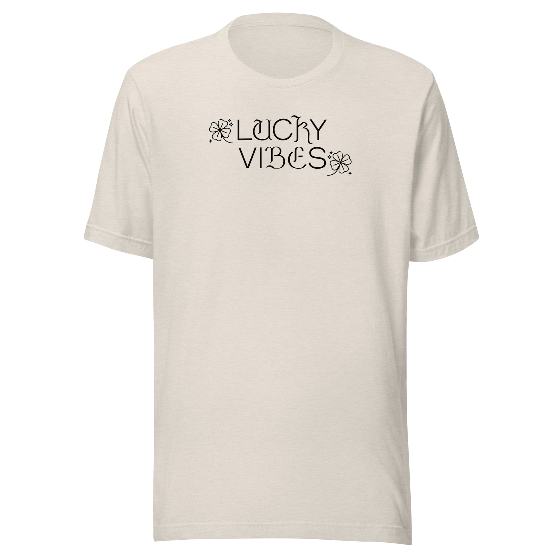 Lucky Vibes St Patrick's Day Men's T-Shirt Heather Dust