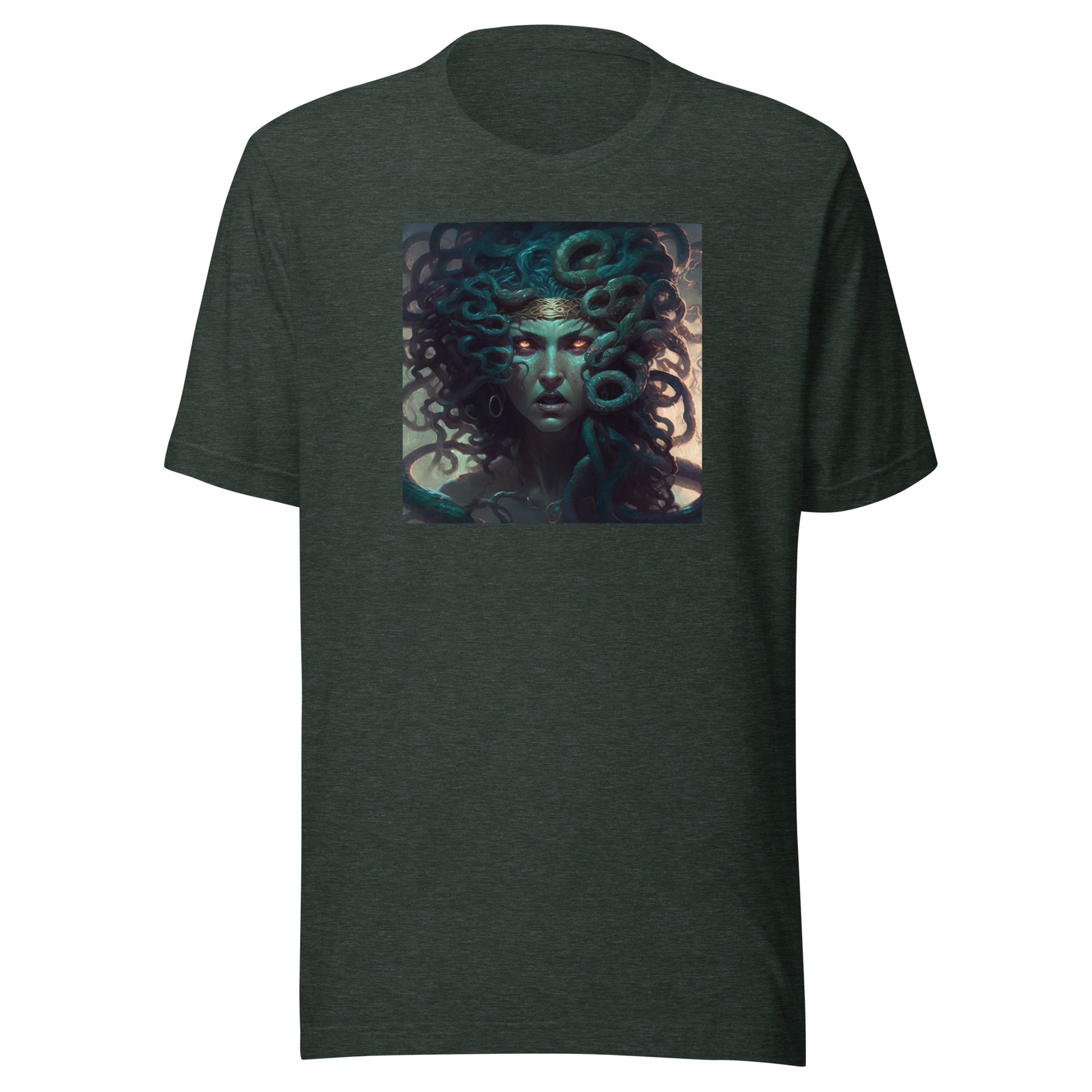 Fierce Medusa Men's Myth T-Shirt Heather Forest