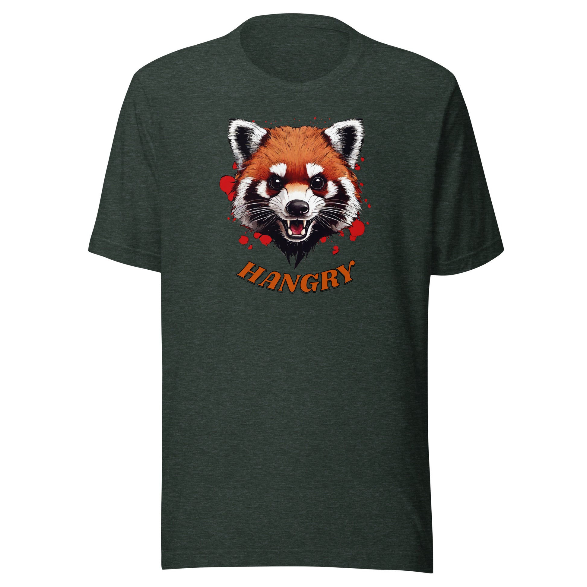 Hangry Men's Funny T-Shirt Heather Forest