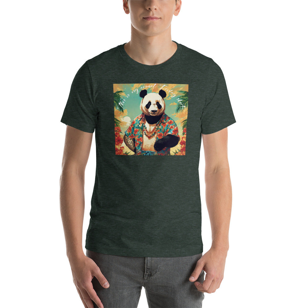 Casual Friday Panda Men's Funny T-Shirt