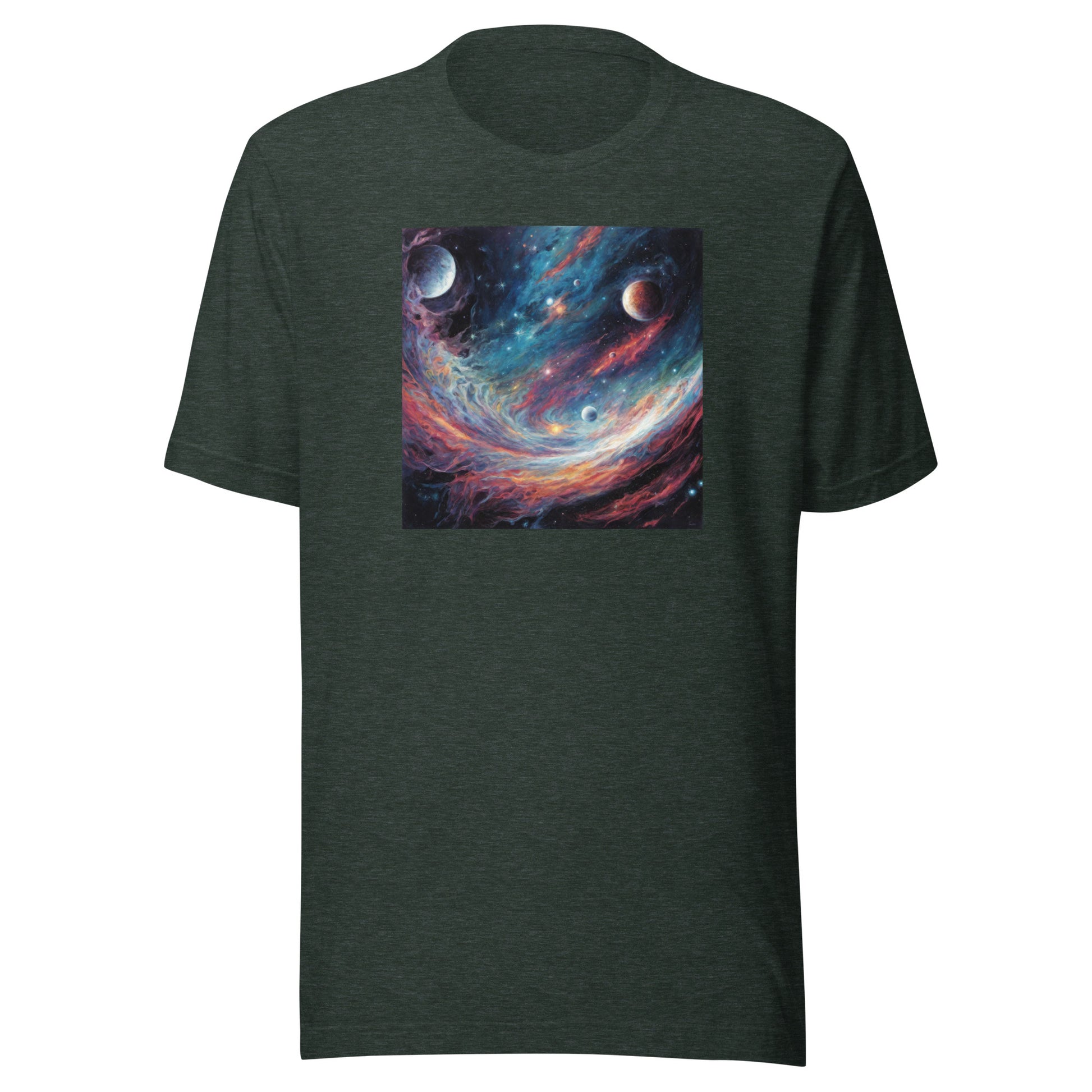 Galaxy Men's Graphic Tee Heather Forest