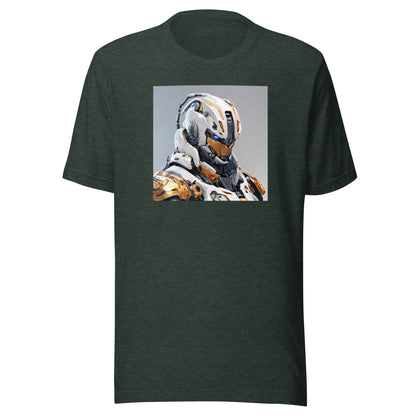 AI Droid Men's Sci-Fi T-Shirt Heather Forest