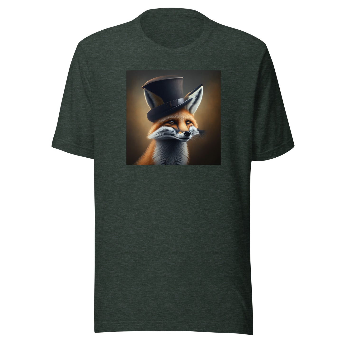 Dapper Fox Men's Graphic Tee Heather Forest