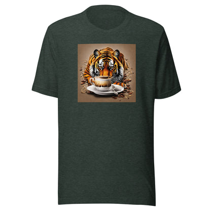 Wild for Coffee Men's T-Shirt Heather Forest