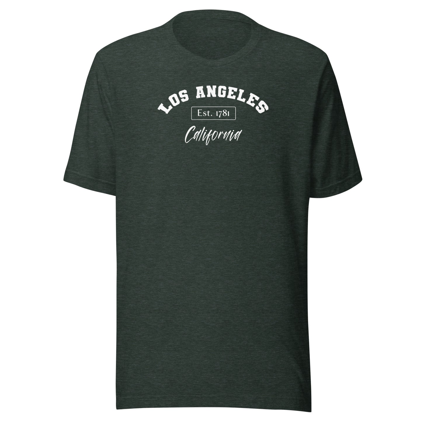 Los Angeles, California Men's T-Shirt Heather Forest