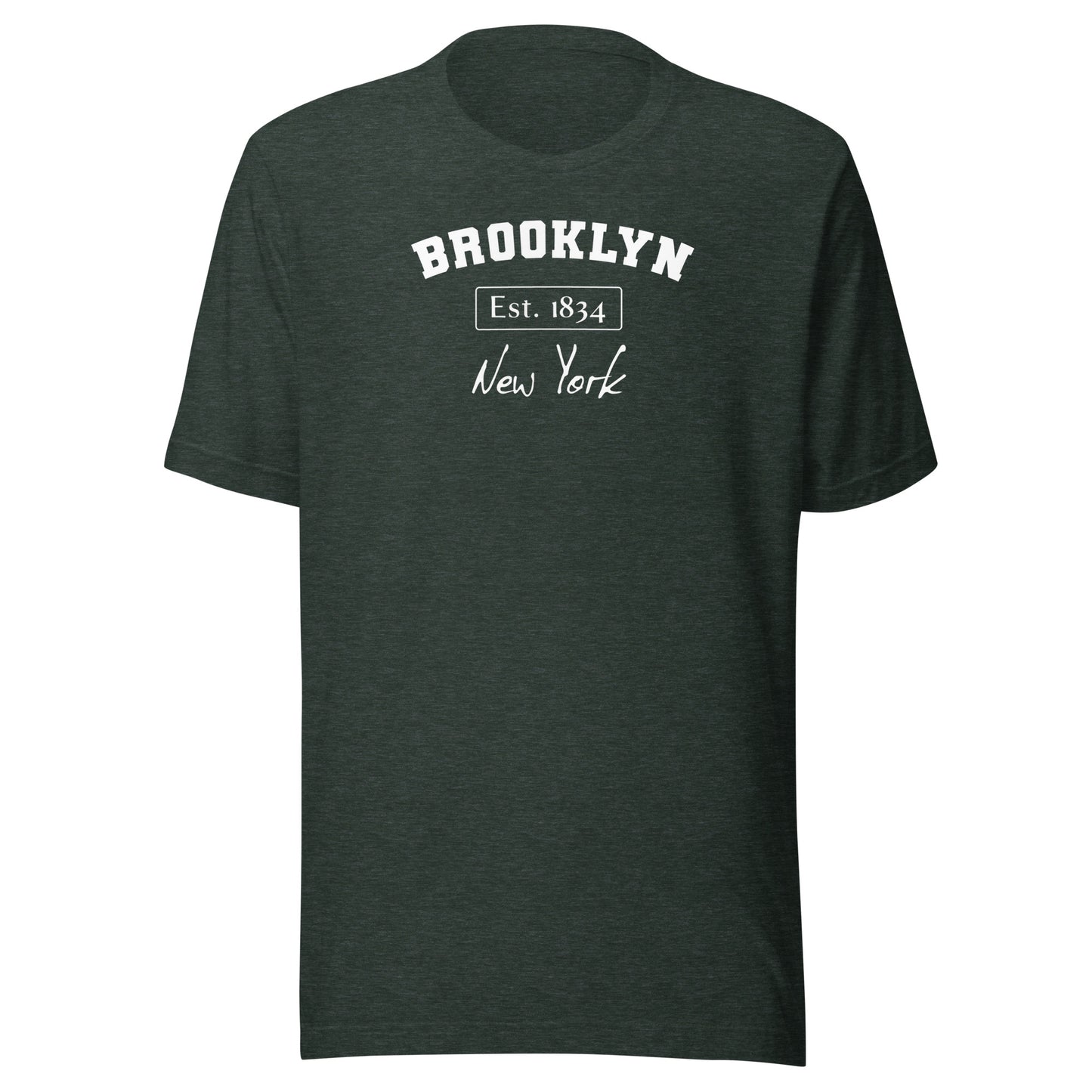 Brooklyn, New York Men's T-Shirt Heather Forest