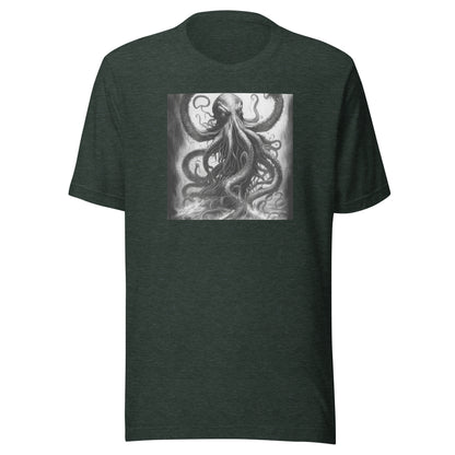 Savage Kraken Men's T-Shirt Heather Forest