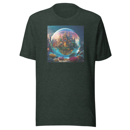 Atlantis in a Bubble Men's T-Shirt Heather Forest