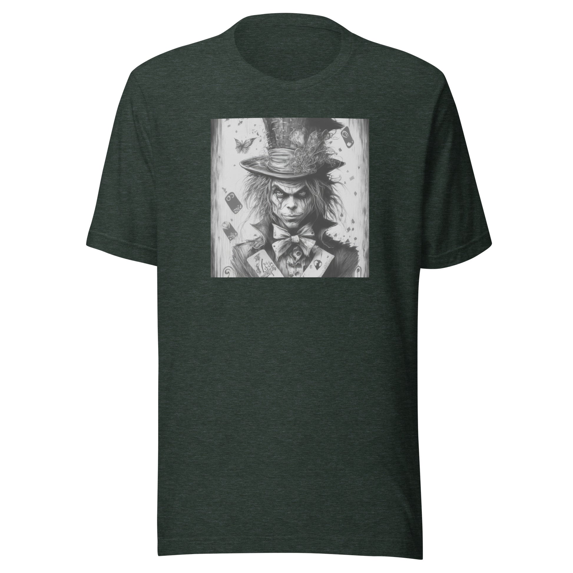 Sly Mad Hatter Men's T-Shirt Heather Forest