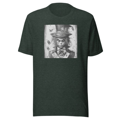 Sly Mad Hatter Men's T-Shirt Heather Forest