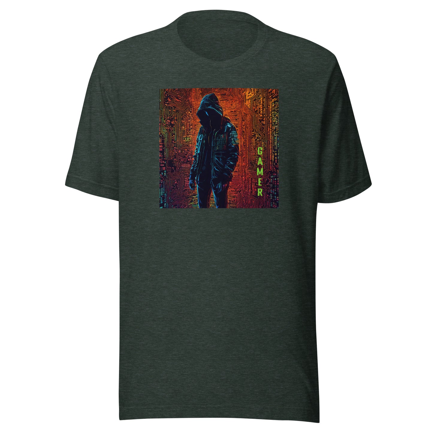 Men's Gamer T-Shirt Heather Forest