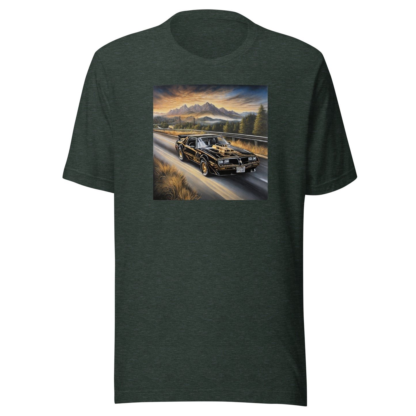 70s Trans Am Men's T-Shirt Heather Forest