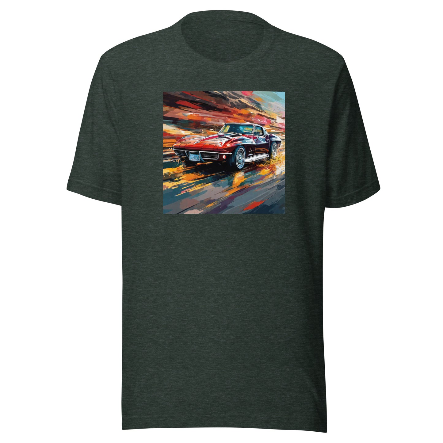 70s Mustang Men's T-Shirt Heather Forest