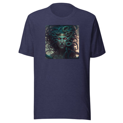 Fierce Medusa Men's Myth T-Shirt Heather Midnight Navy