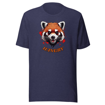 Hangry Men's Funny T-Shirt Heather Midnight Navy