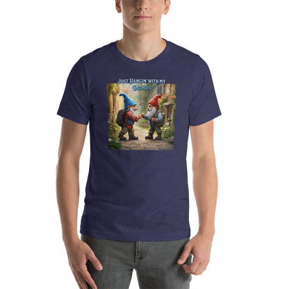 Just Hangin' with my Gnomies Men's Funny T-Shirt