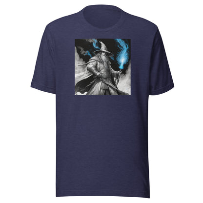 Wondrous Wizard Men's T-Shirt Heather Midnight Navy