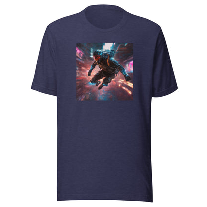 Cyberpunk Spaceman Men's T-Shirt Heather Midnight Navy