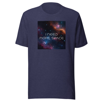 I Need More Space Men's Graphic Tee Heather Midnight Navy