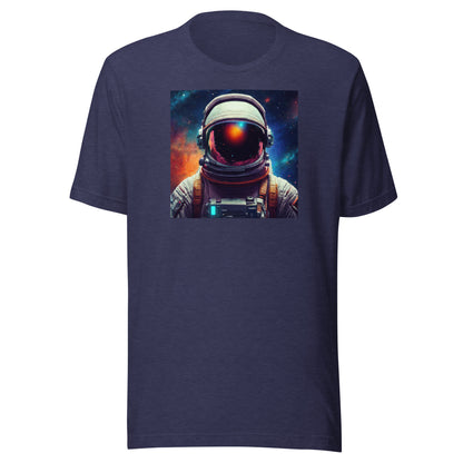 Awesome Astronaut Men's Graphic Tee Heather Midnight Navy