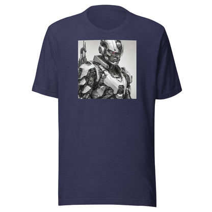 Man of Circuits Men's Sci-Fi T-Shirt Heather Midnight Navy