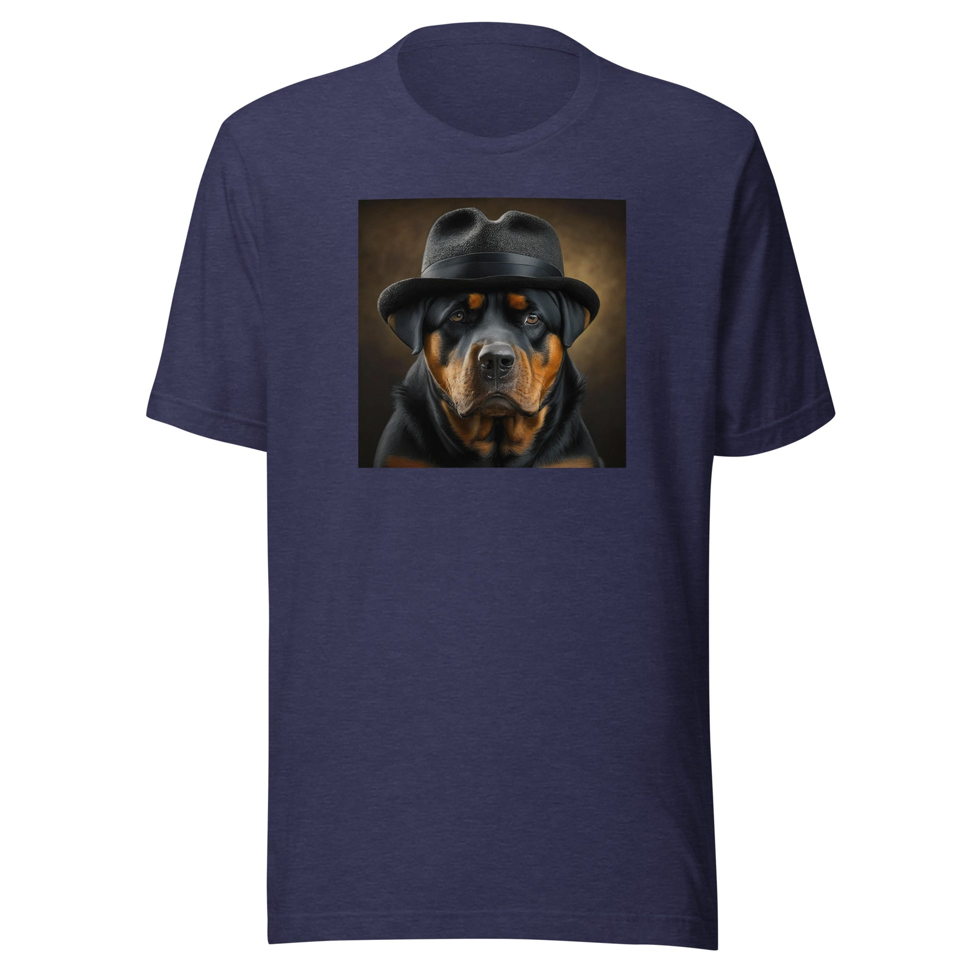 Rotty Boss Dog Men's Graphic Tee Heather Midnight Navy