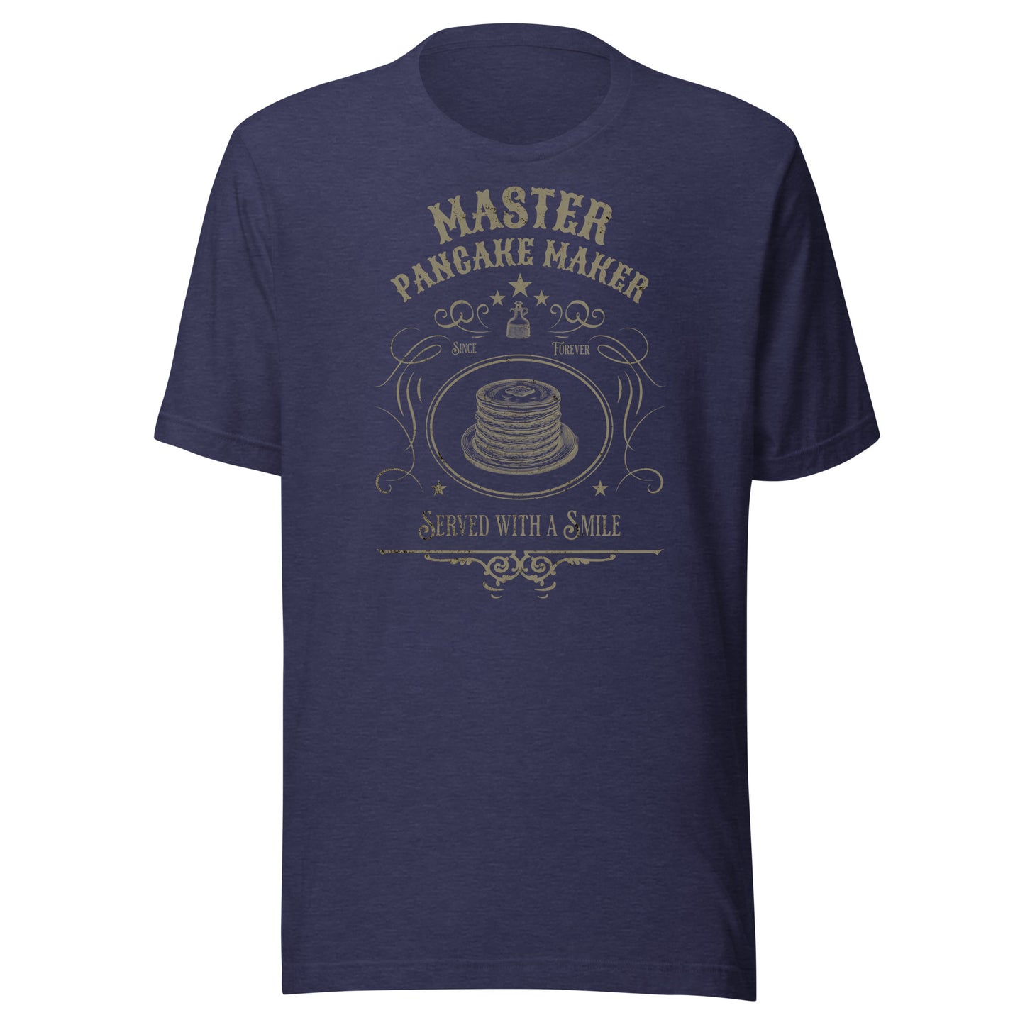 Master Pancake Maker T-Shirt Heather Midnight Navy