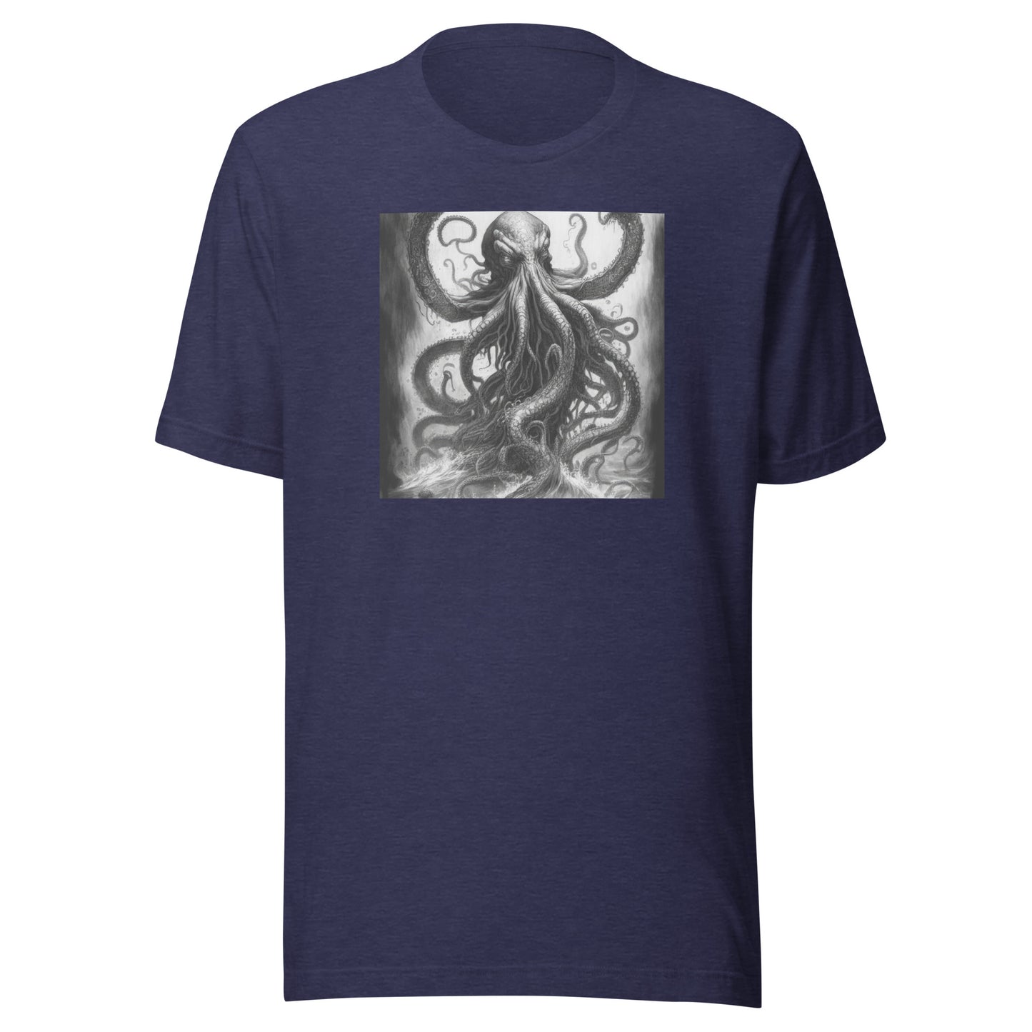 Savage Kraken Men's T-Shirt Heather Midnight Navy